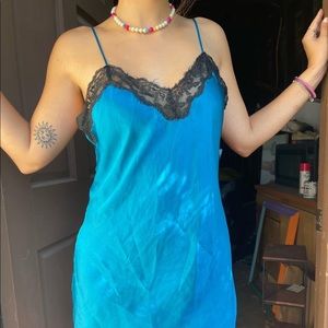 Blue Slip Dress sz Small